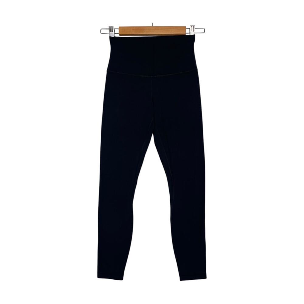 Lululemon Align Pant II Womens 4 Black High Rise 25 Inseam Yoga Leggings Workout - Picture 1 of 11